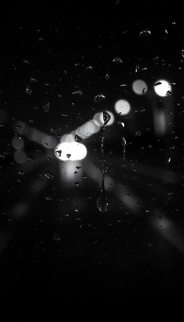 Best Exclusive AI Night Car Rain Phone Aesthetic Background